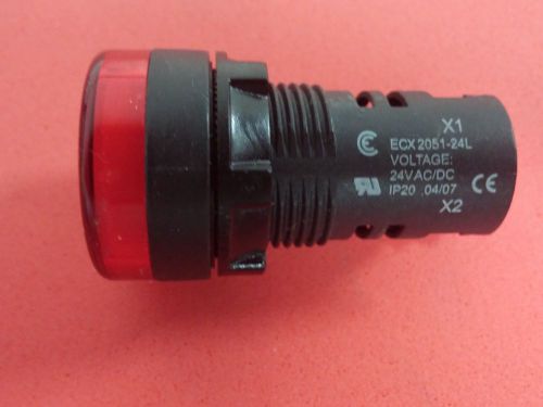 Automation Direct 22mm Indicator Light ECX 2051-24L (red)