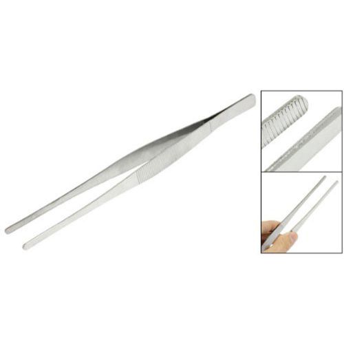 Stainless steel straight tweezers forceps handy tool gift for sale