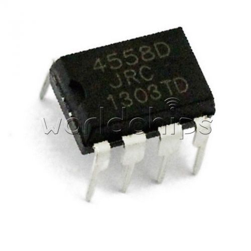 10pcs jrc4558d rc4558d 4558d op amp ic ics dip- 8 pin low power for ts9 ts808 for sale