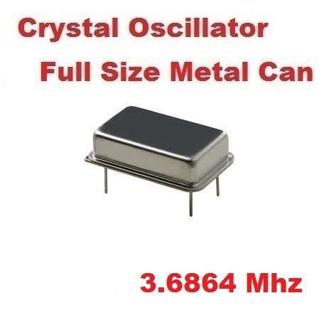 3.6864mhz 3.6864 mhz crystal oscillator full can 10 pcs for sale