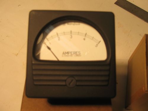 Westinghouse Panel Meter RA-351 Ammeter 0-5A AC 409C676A29 3&#034; x 3&#034;