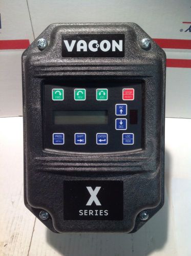 VACON VFD X SERIES VACONX4C40010C .5-1 HORSE POWER 3 PHASE 200-230V