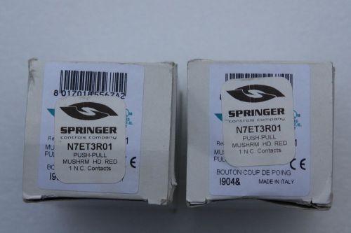 Springer Controls  Switch N7ET3R01 (Lots of 2)