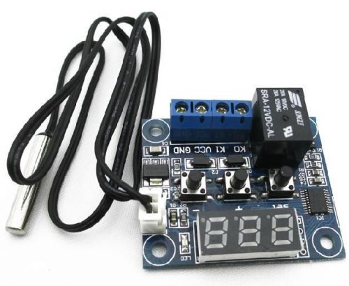 -50-110°C Temperature Controller Control Switch DC12V Thermostat Relay Sensor