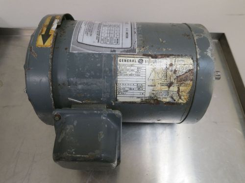 Electric motor ge 1.5 hp, 3 ph, 60 hz, 208-230/460, 56c frame, 1725 rpm for sale