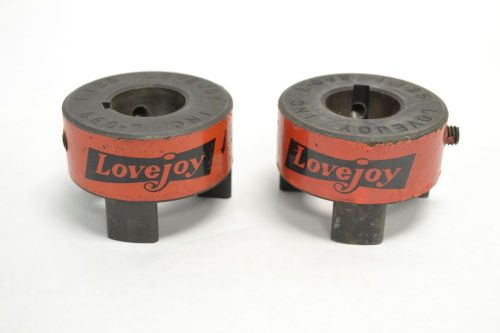 LOT 2 LOVEJOY L-099 JAW HUB STYLE COUPLER COUPLING 1-1/8IN SHAFT BORE B261154