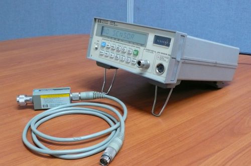 HP 437B + 8482A + 11730A RF Power Meter, Sensor, Cable