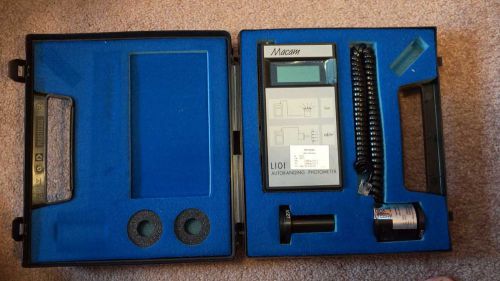 PHOTOMETER, Macam L101 with sensor,  two sensor attachments and original case