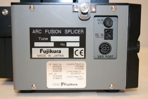 Fujikura FSM-15S Fusion Splicer w/ Cleaver - (6608)