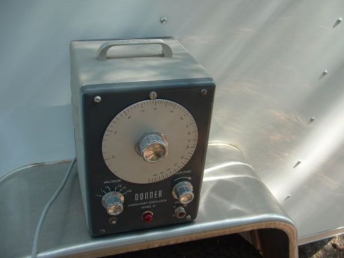 Vintage donner model 10 tube audio laboratory oscillator generator u.s. made for sale