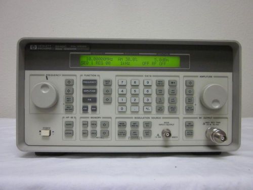 Hp agilent 8648c 100khz - 3.2ghz synthesized signal generator, opts 1e5/1e6/1ea for sale