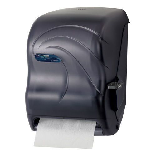 San Jamar Paper Towel Dispenser with Lever Action, Black Pearl. Sold as Each