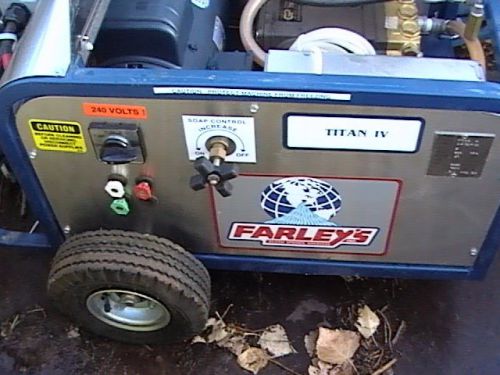 FARLEY&#039;S TITAN IV 220 VOLT Electric Cold Water/Industrial Pressure Washer NICE.!