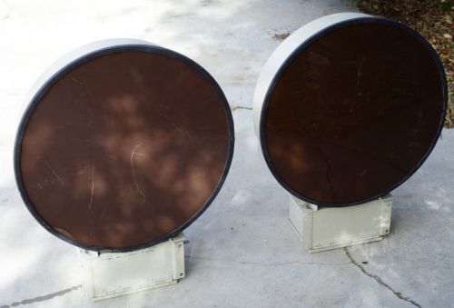 Lot of two microwave antenna dishes 10Ghz Racon Possible local pickup NV or CA