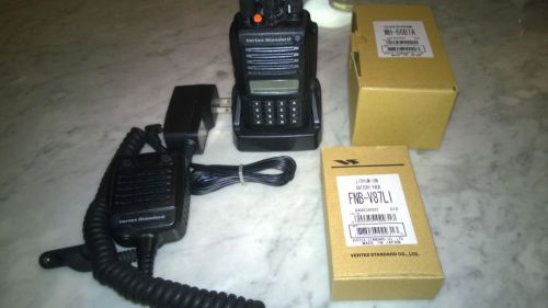 VERTEX STANDARD VX-P829-DO-5; P25 VHF HANDHELD RADIO, New WITH EXTRA&#039;S