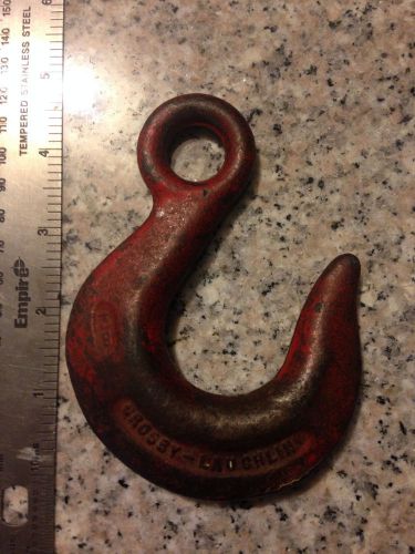 Crosby - lauchlin 3/8 industrial hook excellent  condition for sale