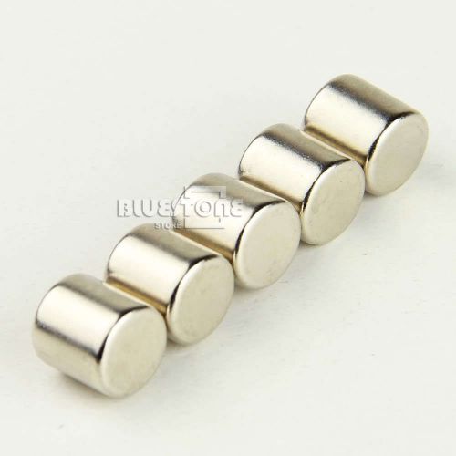 5pcs Super Strong Round Cylinder Magnets 10 x 10mm Rare Earth Neodymium N35