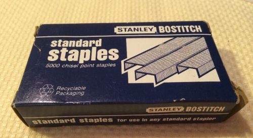 STANLEY BOSTITCH Standard STAPLES 5000 CHISEL POINT 1-317BS USA