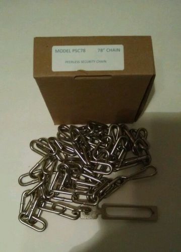 Peerless 78&#034; security chain psc78 ~on sale~ use with most: handcuffs &amp; covers for sale