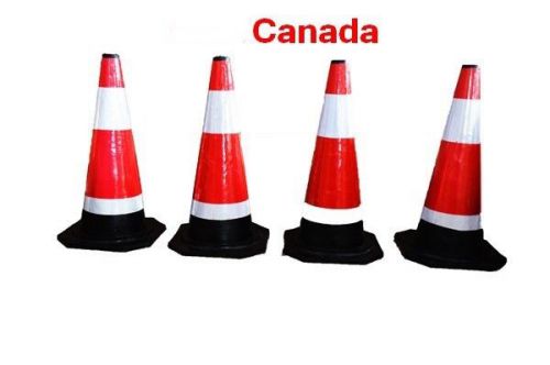 25“ safety plastic revolution series traffic cone 4 pcs rubber traffic cone for sale