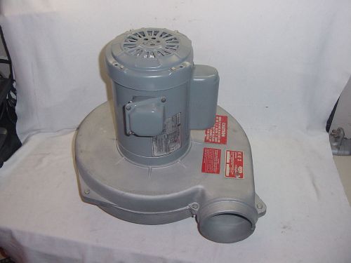 Koehler fe-10 centrifugal blower &amp; ge single phase 1 hp 3450 rpm motor 115-230v for sale