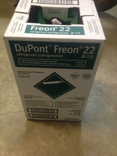 New DUPONT FREON Virgin Refrigerant  R22 30 lb Factory Sealed Boxed