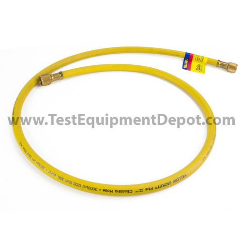 Yellow Jacket 14560 60&#034; Yellow Charging Hose, 3/8&#034; Str. Flare X 3/8&#034; Str. Flare