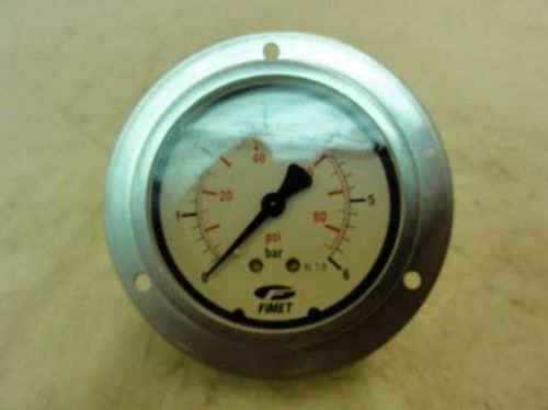 18339 New-No Box, Fimet C.46500.010 Pressure Gauge