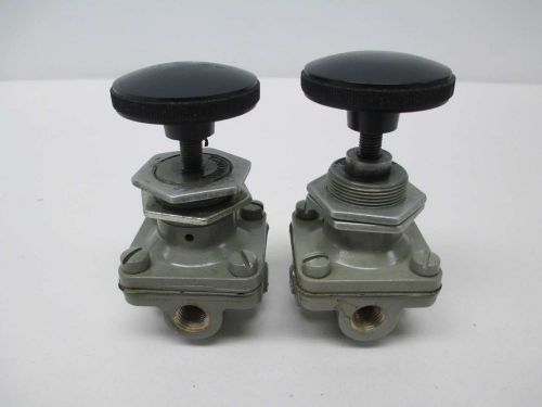 LOT 2 CONOFLOW PNEUMATIC PRESSURE REGULATOR 1/4IN NPT D346734