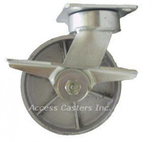 5pklssb 5&#034; kingpinless swivel caster with brake, steel wheel, 1,000 lbs capacity for sale