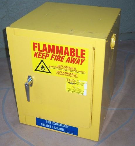 Eagle 1903 22x18x18 Benchtop 4-Gallon Flammable Liquid Storage Safety Cabinet