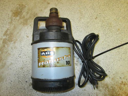 VINTAGE A B S ROBUSTA 101 SUBMERSIBLE SUMP PUMP AUTOMATIC &amp; MANUAL HIGH VOLUME