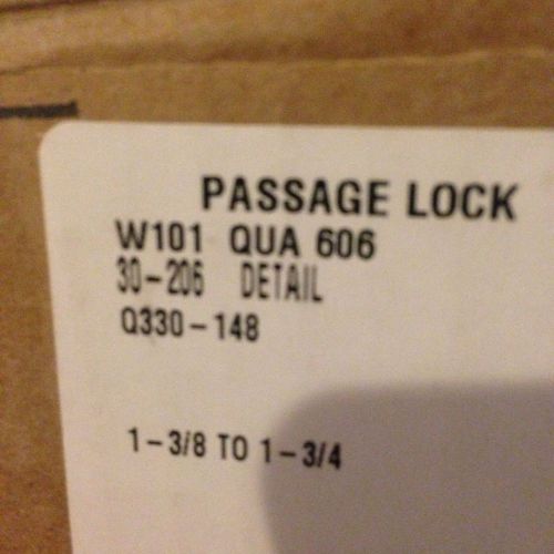 Falcon Medium Duty Passage Lock Set W101 QUA 606