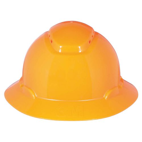 Hard hat, full brim, 4pt. ratchet, orange h-806v for sale