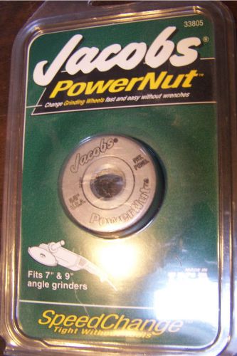 Jacobs Powernut! &#034;change Grinding wheels fast &amp; easy WITHOUT WRENCHES&#034;