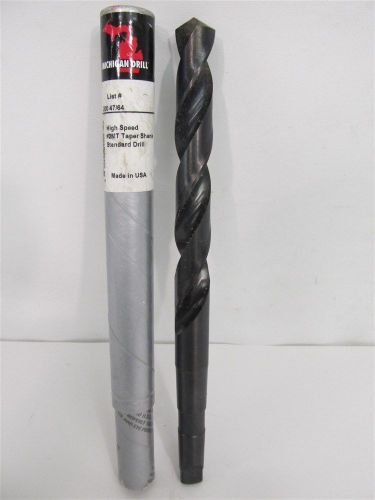Michigan drill 200 47/64&#034;, #2mt, hss, taper shank drill bit for sale