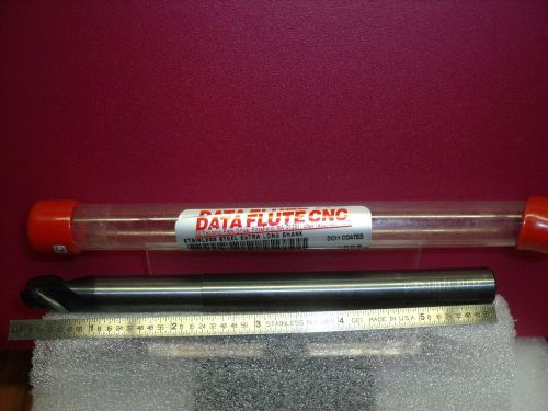 Data flute 1/&#034; x 1/2 x 5/8&#034; x 6 3 fl ssbnlsm30500 carbide ball c11 end mill-a35 for sale