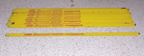 12pcs new starrett redstripe hacksaw blade 12&#034; x 1/2&#034; x .025&#034; 24 tpi rs1224 usa for sale