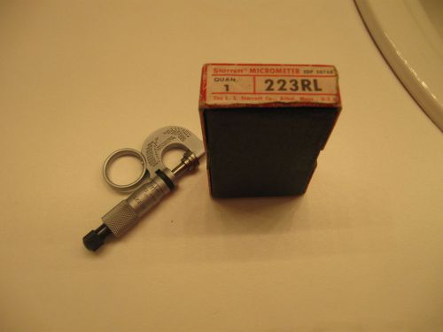 Starett Brand Micrometer Model # 223RL