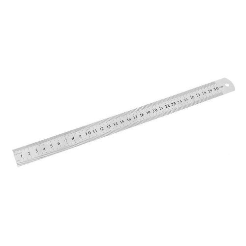 Metric 30cm 12&#034; Scale Stainless Steel Imperial Straight Ruler