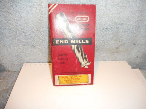 Machinists 11/21a  buy now usa union tools end mill guide for sale