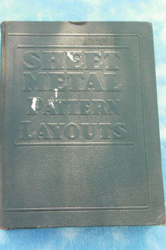 SHEET METAL PATTERN LAYOUTS- 1959 AUDEL, GUTTERS,ROOF,HVAC, 1100 PGS