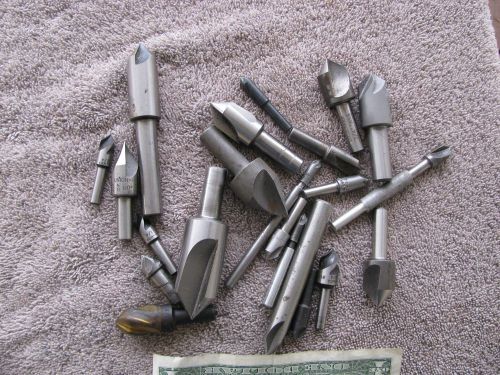 22 countersinks countersink largest 1&#034;  tool machinist toolmaker