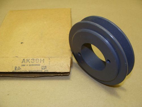 New old stock browning ak39h 3-3/4&#034; o.d. h style bushing sheave / pulley for sale
