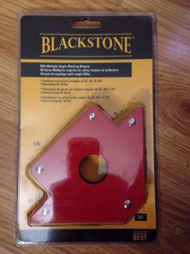 Black Stone 50lb Multiple Angle Welding Magnet 45 90 135