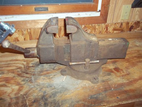 Columbia 4 1/2&#034; Vise 604 1/2  Swivel Jaw Bench Table Top Work Clamp Will Ship