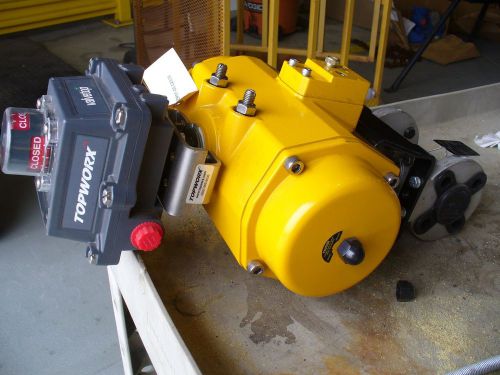 Emerson field q actuator + topwork valvetop + xomox 1&#034; plug valve assembly for sale