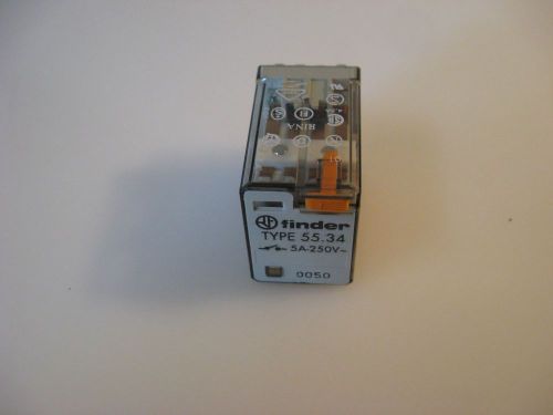 Finder Type 55.34 5A 250V General Purpose Relay, New