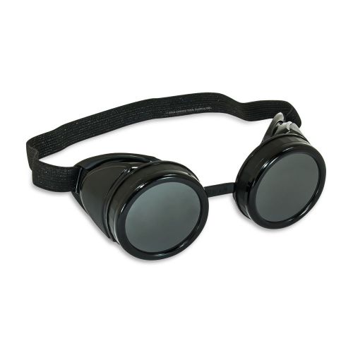 Black Steampunk Welding Cup Goggles Style &#034;B&#034;