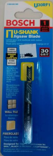 Bosch Jigsaw Blade 2 3/4&#034; U30RF1 U-Shank 30 Grit Carbite Coated HM (Hard Metal)